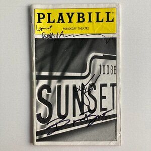 BETTY BUCKLEY Bryan Batt John Scherer Signed Playbill Sunset Boulevard 1996 Blvd